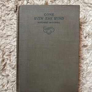 Gray 'Gone with the Wind' Hardcover Book